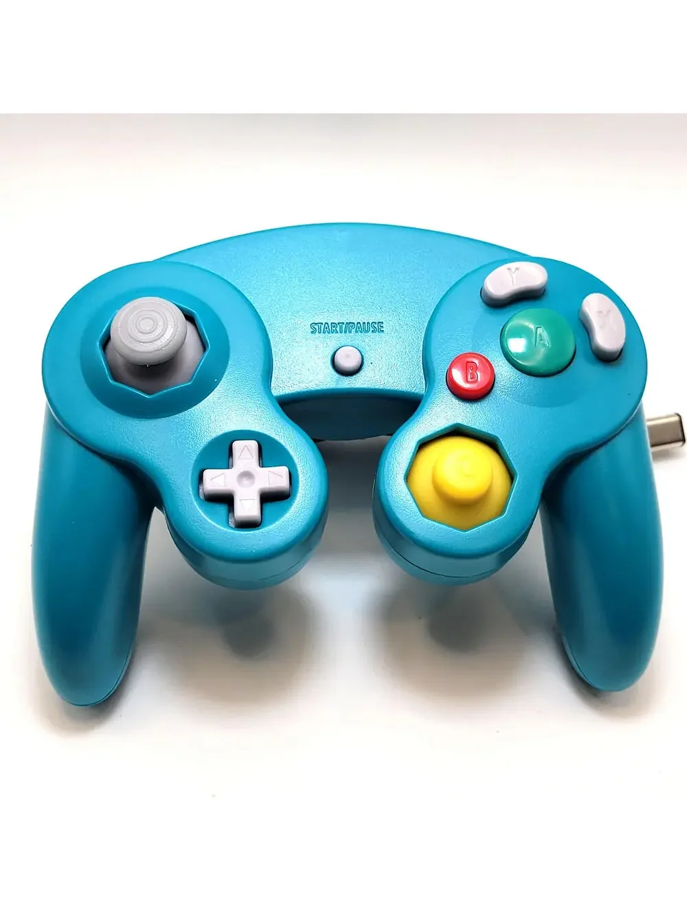 Nintendo GameCube Controller Game Pad For NGC - Wii - Ocean Blue Teal